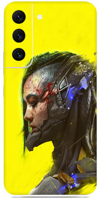 SkinoMania Samsung Galaxy S22 5g Mobile Skin(Multicolor Cyberpunk Girl)