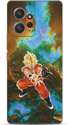 VYBE The Smart Choice Redmi Note 12 Goku Mobile Skin Mobile Skin(Viridian 29)