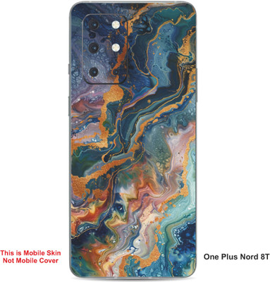 VYBE The Smart Choice One Plus Nord 8T Abstract Embossed Mobile Skin(Pinkish Grey A16)