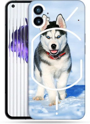 SkinoMania Nothing-Phone(1) Mobile Skin(Multicolor Husky Cute)