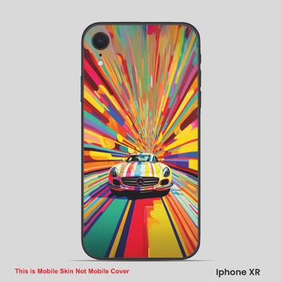 VYBE The Smart Choice iPhone XR ART Mobile Skin(Multi color SKI B3)