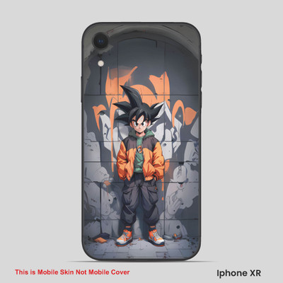 VYBE The Smart Choice iPhone XR Goku Embossed Mobile Skin(Purple Haze 11)