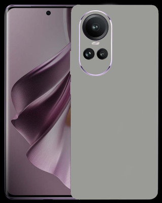 BugguSkin OPPO Reno10 5G Mobile Skin(Ulltra Super Grey Matte Skin With High Matte Finish., Mobile Skin (Back+Side+Camera))