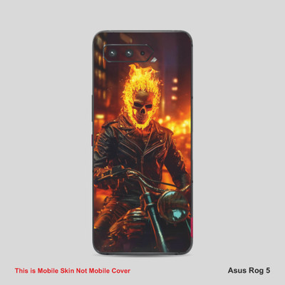 VYBE The Smart Choice Asus Rog 5 Raider Bike Mobile Skin Mobile Skin(Yellowish Orange 3)