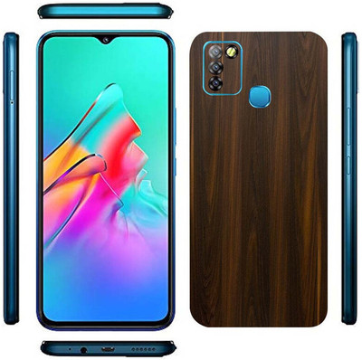 BugguSkin Infinix Smart 5 Mobile Skin(Superr Multi With Sky Blue Skin With HiighQuality Matte Finish...0.)