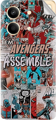 tiddler Xiaomi Redmi Note 13R Pro Mobile Skin(Blue&Red)