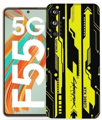 OggyBaba Samsung Galaxy F55 5g Mobile Skin(Cyberpunk Yellow Black)