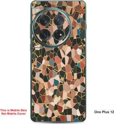 VYBE The Smart Choice One Plus 12 Pattern Embossed Mobile Skin(Oyster Pink A13)