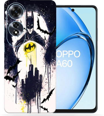 OggyBaba OggyBaba Oppo A60 Mobile Skin(Black Batman)