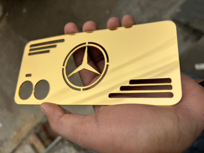 TWROP VIVO T2X 5G ACRYLIC MIRROR BACK PANNEL MERO STAR Mobile Skin(Gold)