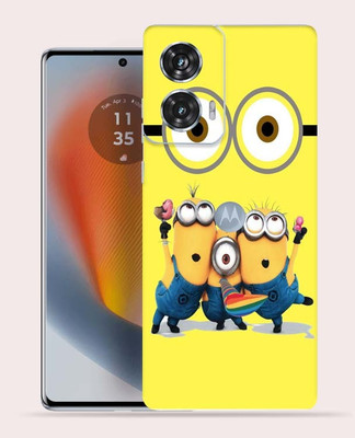 WeCre8 Skin's WeCre8 Skin's Motorola Edge 50 Fusion Mobile Skin(Happy Minions)
