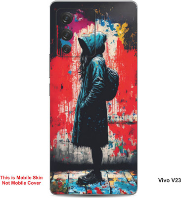 VYBE The Smart Choice Vivo V23 Art Embossed Mobile Skin(Gravel 3)