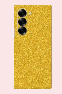 OggyBaba Samsung Galaxy Z Fold7 Mobile Skin(Golden Gliter)