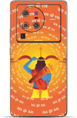VYBE Vivo X80 Pro Shree Ram Mobile Skin Mobile Skin(Pumpkin 42)
