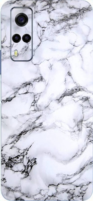 BUGGU Vivo Y53s Mobile Skin(Ultra Super Marble Skin With High Matte Finish., Mobile Skin (Back+Side+Camera))