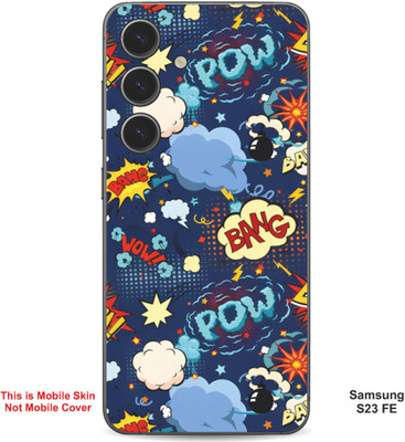 VYBE The Smart Choice Samsung S23 FE Pow Embossed Mobile Skin(Glacier Blue 10)