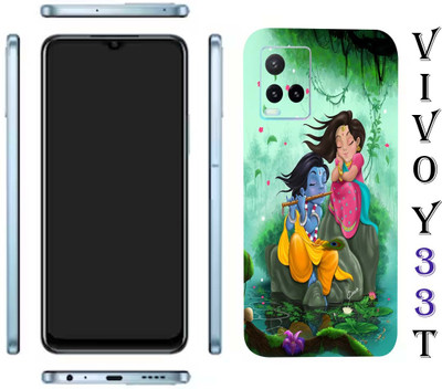 TJ CREATION Vivo Y33T Mobile Skin(Ultra Super Radha sang kanha Skin With High Matte Finish.)