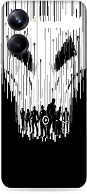 SkinoMania Realme 10 pro (5G) Mobile Skin(B&W Avengers)