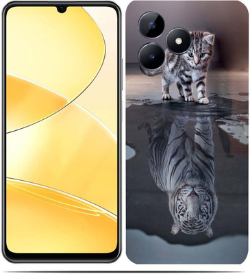 TJ CREATION Realme C51, realme c51 Mobile Skin(Ultra Super lion shadow Skin With High Matte Finish.)