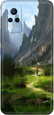 AMTHA AMTHA Vivo Y21e 5G Premium Vinyl Mobile Skin(Multicolor)