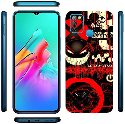TJ CREATION Infinix Smart 5 Mobile Skin(Superr Rediush Skin With HiighQuality Matte Finish...0.)