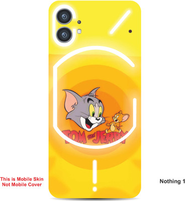 VYBE The Smart Choice Nothing 1 Tom & Jerry Embossed Mobile Skin(Carrot Orange A1)