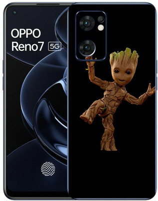 FCS Oppo Reno7 5G Printed Back Skin: Groot Mobile Skin(Groot Skin)