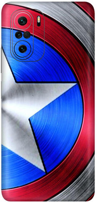 aadia ® POCO F3 PRINTED VINYL WRAP DECAL LAMINATION STICKER (MATTE) Mobile Skin(Multicolor)