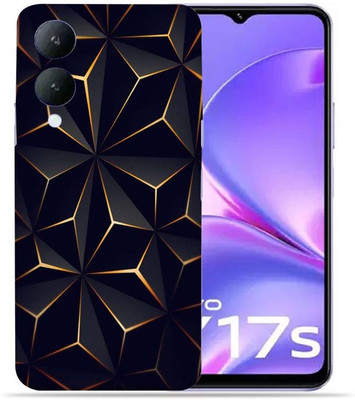 Mclaxa Vivo Y17s Black Abstract Mobile Skin(Black Abstract Skin With Back,Front & Sides Skin)