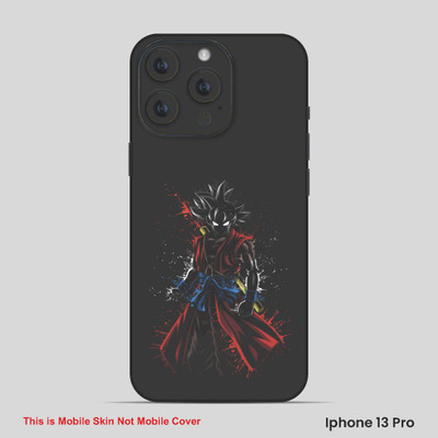 VYBE The Smart Choice iPhone 13 Pro Goku Embossed Mobile Skin(Wine Berry 15)