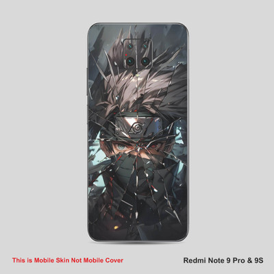 VYBE The Smart Choice Redmi Note 9 Pro & 9S Kakashi Mobile Skin Mobile Skin(Natural Grey B34)