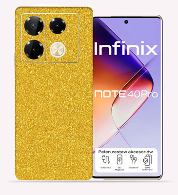 OggyBaba Infinix Note 40 pro 5g Mobile Skin(Golden Gliter)