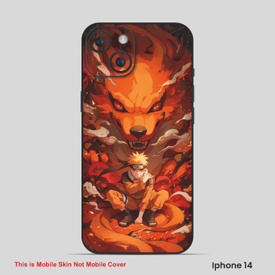 VYBE The Smart Choice iPhone 14 Pro Anime Embossed Mobile Skin(Crater Red 16)