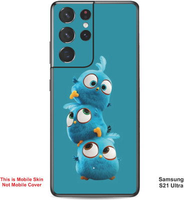 VYBE The Smart Choice Samsung S21 Ultra Jay,Jake & Jim Embossed Mobile Skin(Sea Blue 6)