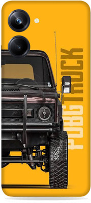 SkinoMania Realme 10 pro (5G) Mobile Skin(Multicolor Truck-PubG)