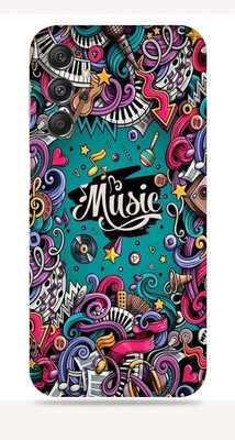 SkinoMania SAMSUNG Galaxy M34 5G Mobile Skin(Music)