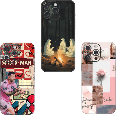wrap craft APPLE IPHONE XS MAX COMBO (PACK OF 3) Premium Vinyl BACK Mobile Skin(Multicolor)
