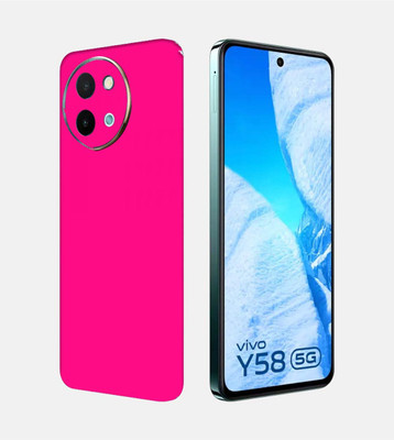 OggyBaba Vivo Y58 5g Mobile Skin(Pink Matte)