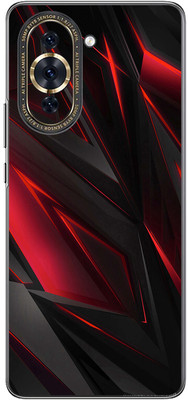 FCS Huawei nova 10 PRO Printed Back skin Mobile Skin(Red Black Texture)