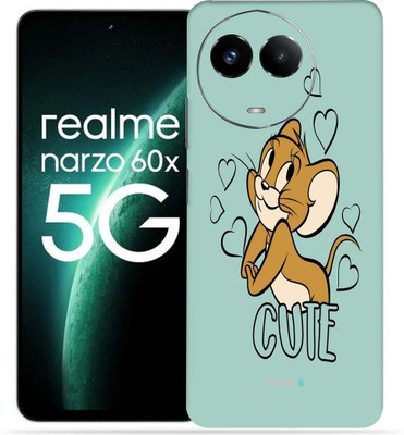 OggyBaba Realme Narzo 60X 5g Mobile Skin(Cute Cat)
