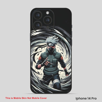VYBE The Smart Choice iPhone 14 Anime Embossed Mobile Skin(Brick Red 17)