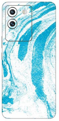 Vcare GadGets Blue White Marble UY Vivo Y200 5G Mobile Skin(Multicolor)