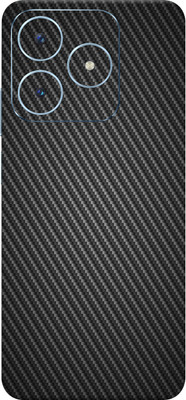 SkinoMania Realme Narzo N63 5G Mobile Skin(Black-CF Mobile Skin)