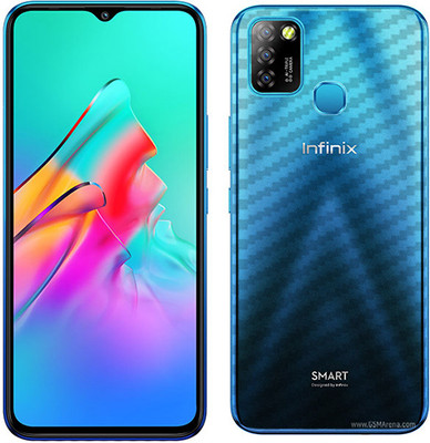 candeal mart Infinix Smart 5 carbon fiber 3D back skin / sticker wrap / Protective film Mobile Skin(Transparent)