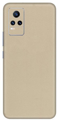 Vcare GadGets Vivo Y21e 5 G Mobile Skin(Cream Leather)