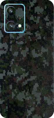 BugguSkin Realme 9 Pro 5G Mobile Skin(Ultra Super Camouflage Military Digital Skin With High Mattte Finish.)
