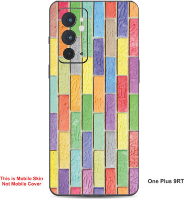VYBE The Smart Choice One Plus 9RT Art Embossed Mobile Skin(Storm Dust A7)