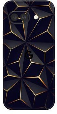 Vcare GadGets Pixel 9A 5G Mobile Skin(Black & Gold)