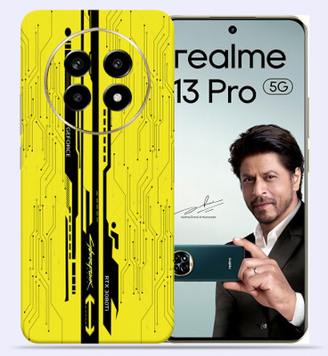 OggyBaba Realme 13 pro 5g Mobile Skin(Yellow CyberPunk)