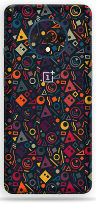 TJ CREATION OnePlus 7T, oneplus 7t Mobile Skin(Ultra Super Geometric Shape Skin With High Matte Finish.)